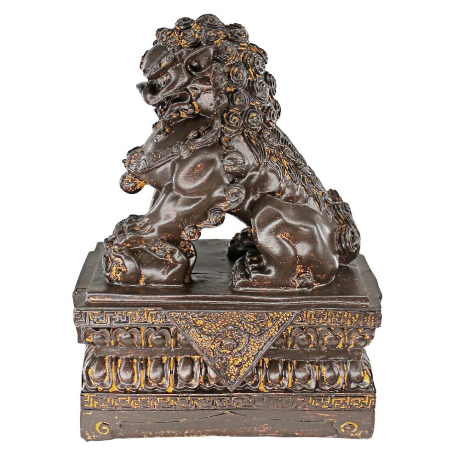 Chinese Guardian Female Lion Foo Dog Statues