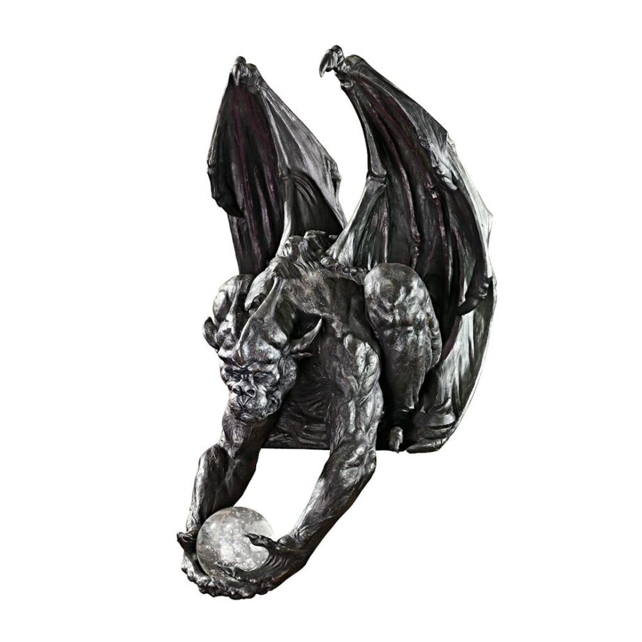 Clutch, Keeper of the Mystic Orb Gargoyle Sitter Statue