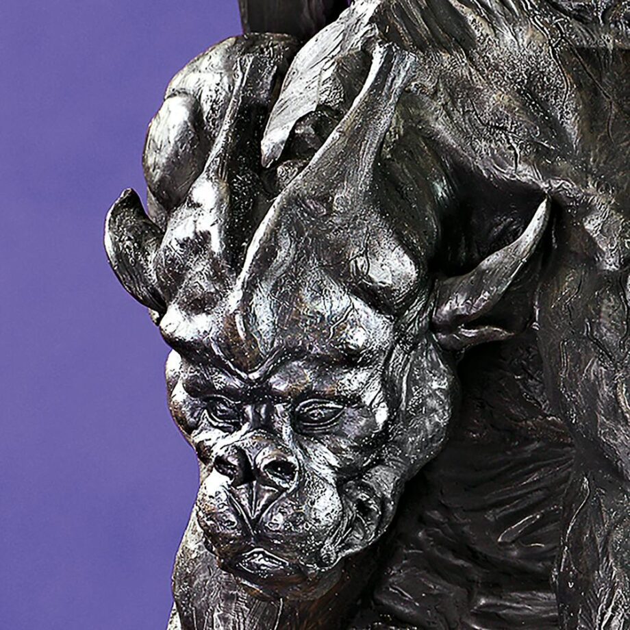 Clutch, Keeper of the Mystic Orb Gargoyle Sitter Statue