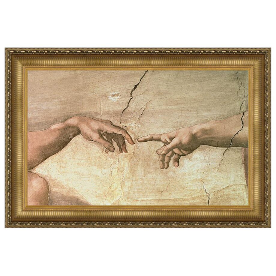Creation Framed Canvas Replica Painting: Small DA1111