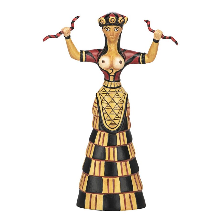 Cretan Snake Goddess Statue