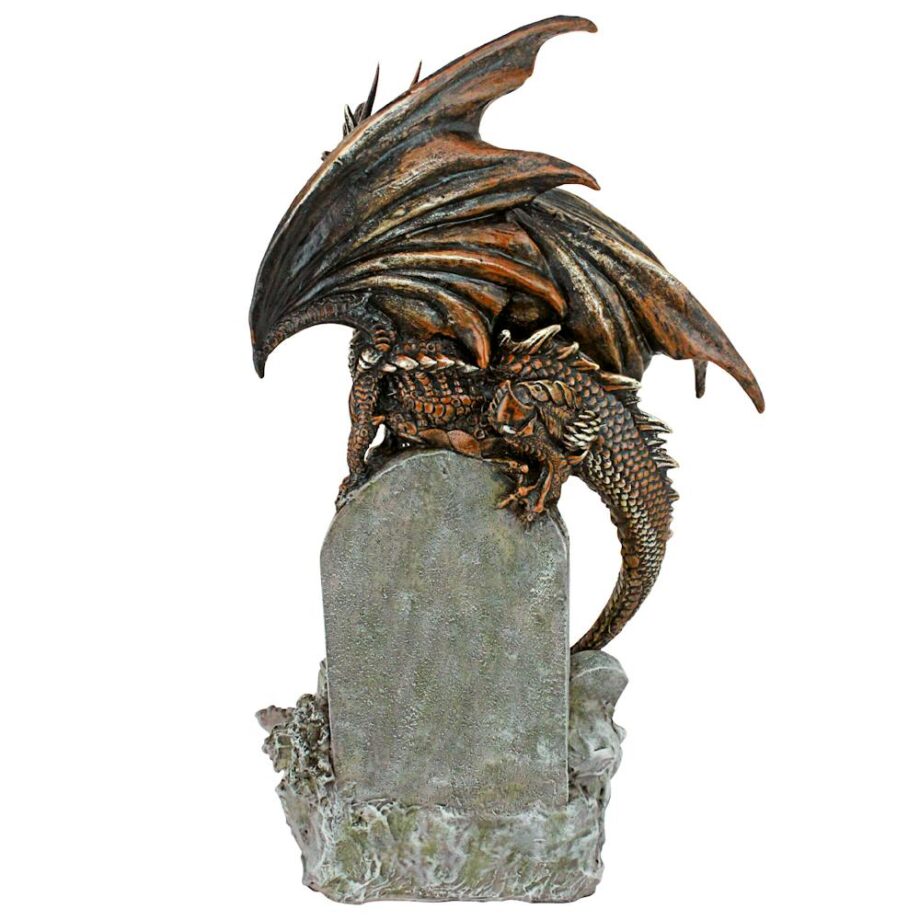 Cruel Wing, Gothic Castle Graveyard Dragon Statue