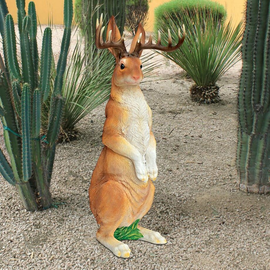 Death Valley Jake the Jackalope Garden Statue JQ7429