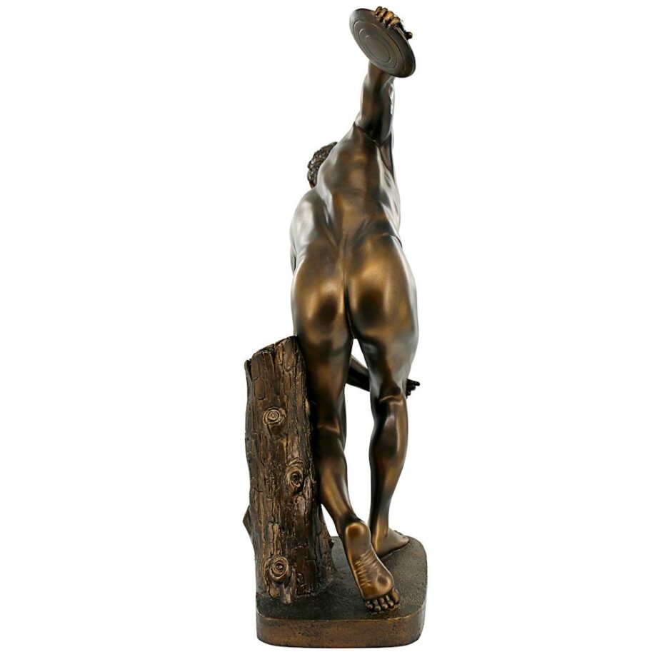 Discobolos the Discus Thrower Classical Statue: Bronze