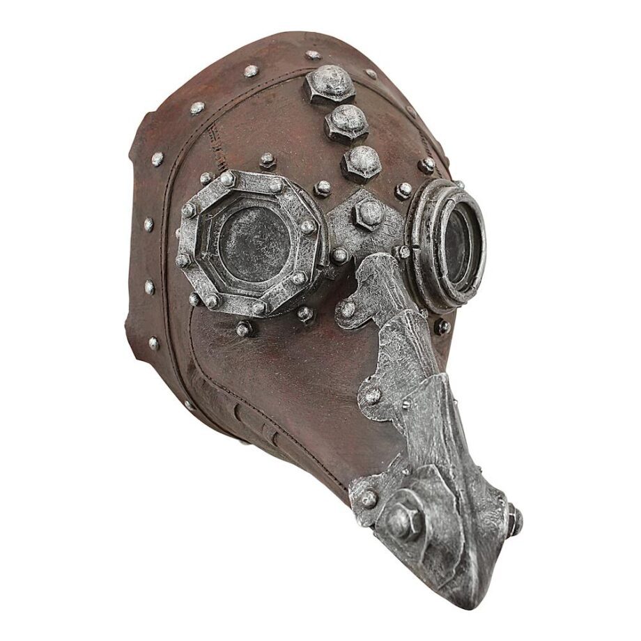 Doctor of Death Steampunk Plague Mask Wall Sculpture: Each