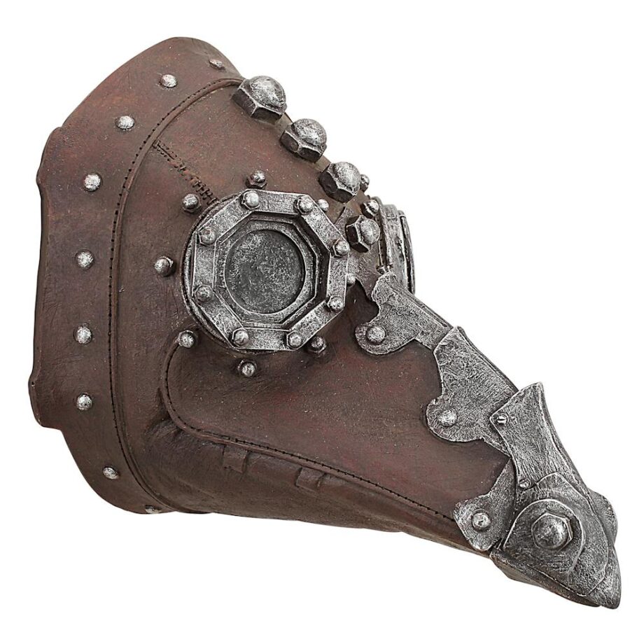 Doctor of Death Steampunk Plague Mask Wall Sculpture: Each