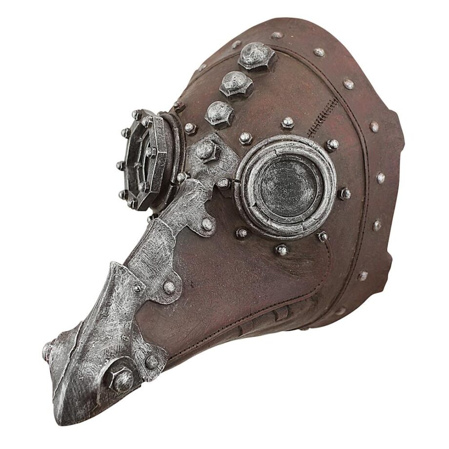 Doctor of Death Steampunk Plague Mask Wall Sculpture: Each