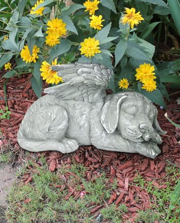 Dog Memorial Angel Pet Statue QL6079