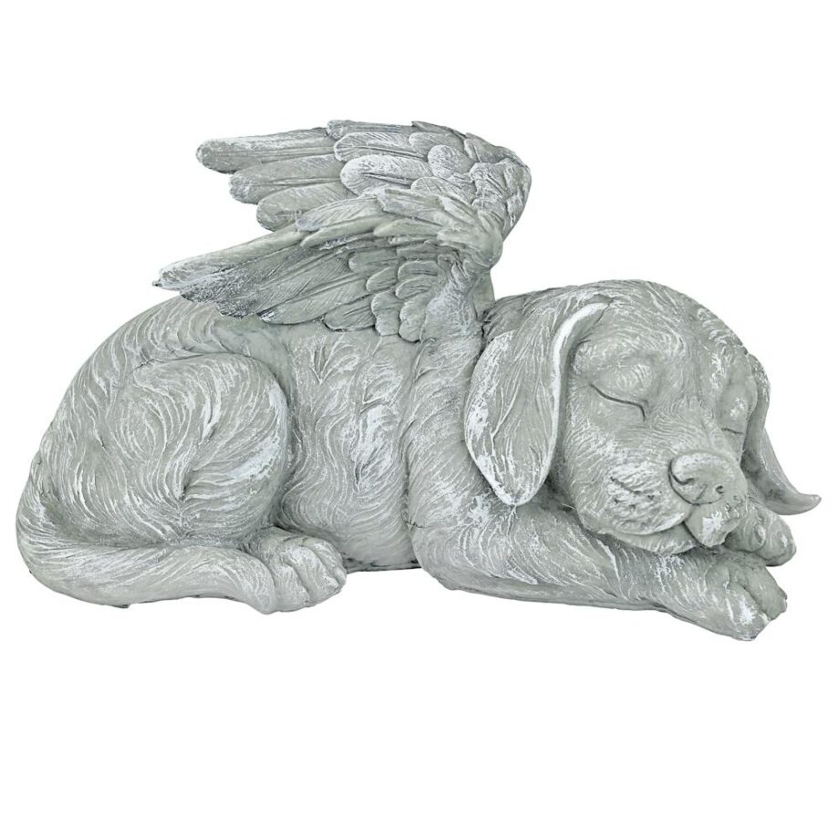 Dog Memorial Angel Pet Statue