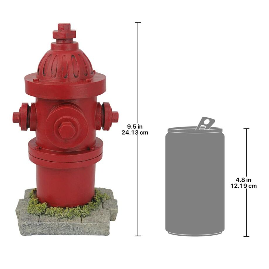 Dog's Second Best Friend Fire Hydrant Statue: Small