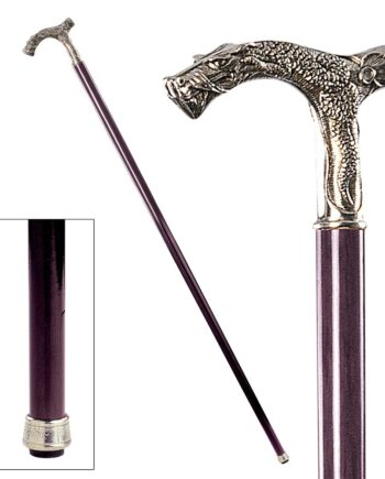 The Padrone Collection: Dragon Pewter Walking Stick PA6050