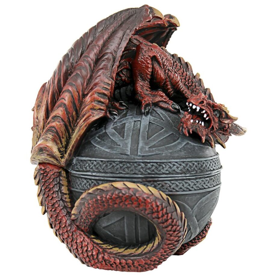 Dragon Protector of the Celtic Orb Sculptural Box