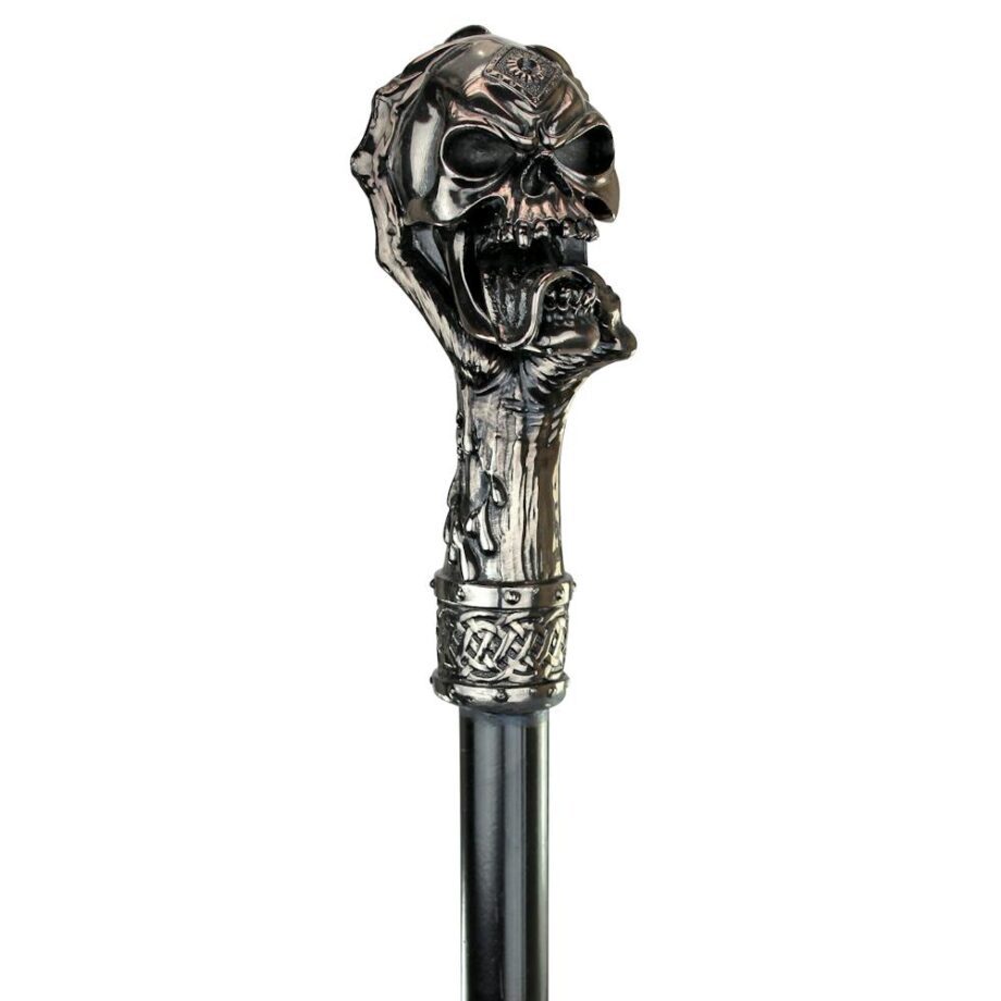 Dragons Thorne Collection: Death's Grip Skull & Claw Walking Stick