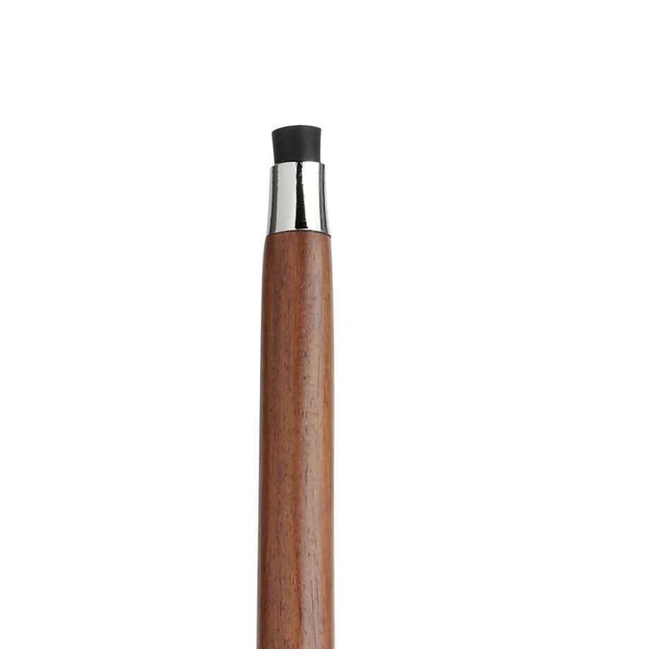 Empress Collection: Hambleton Chrome Solid Hardwood Walking Stick