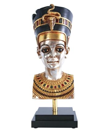 Egyptian Queen Nefertiti Statue on Museum Mount NE437621