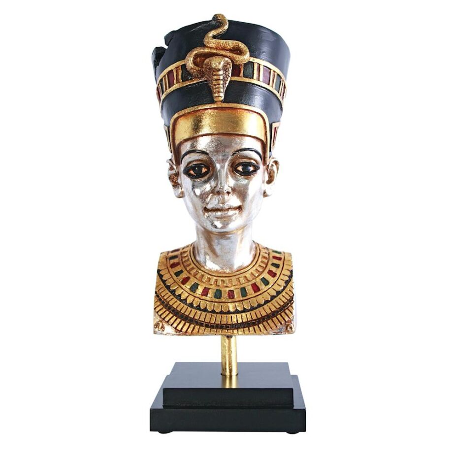 Egyptian Queen Nefertiti Statue on Museum Mount NE437621