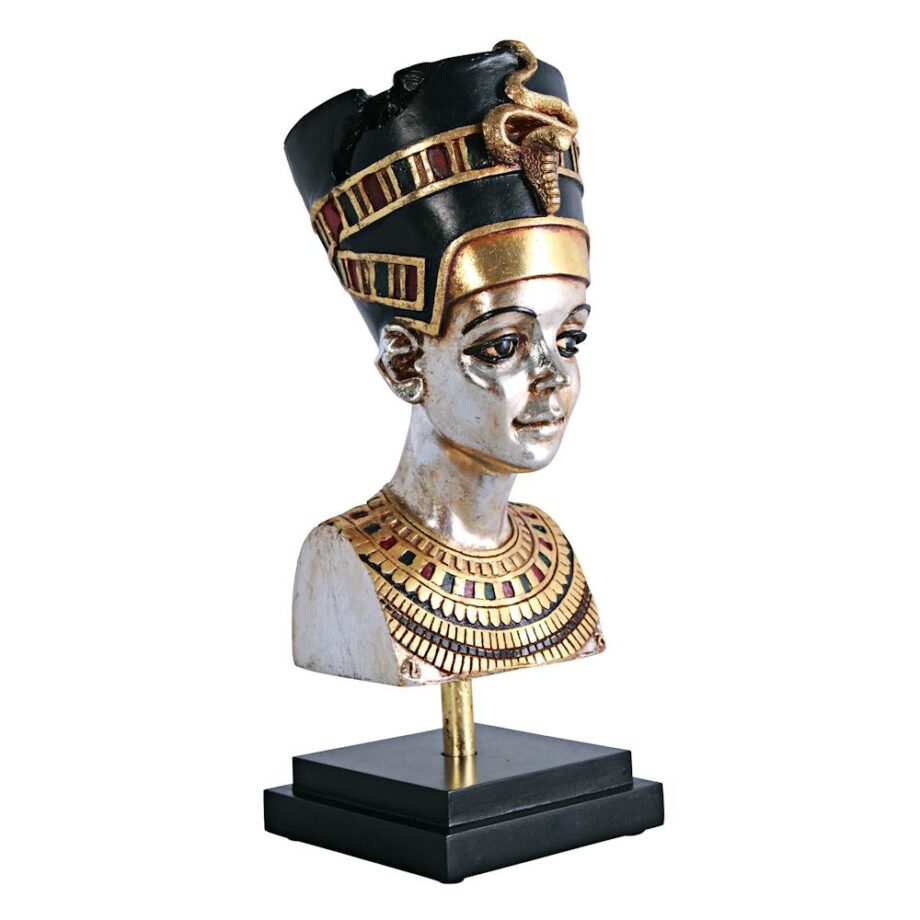 Egyptian Queen Nefertiti Statue on Museum Mount