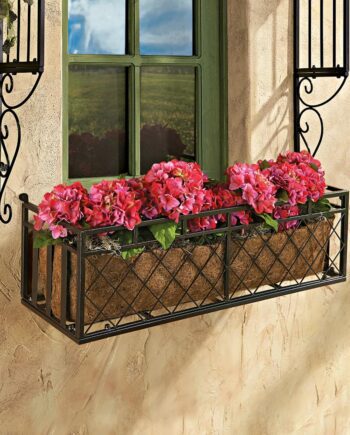 European-Style Metal Window Planter Box ZJ91