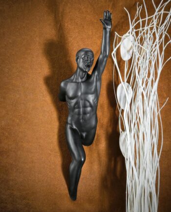 Facing the Future Nude Male Wall Sculpture PD2830