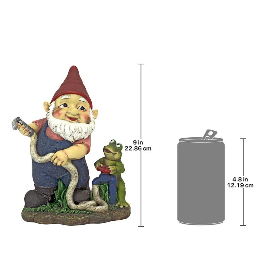 Firefighter Franz and his Frog Fire Brigade Garden Gnome Statue