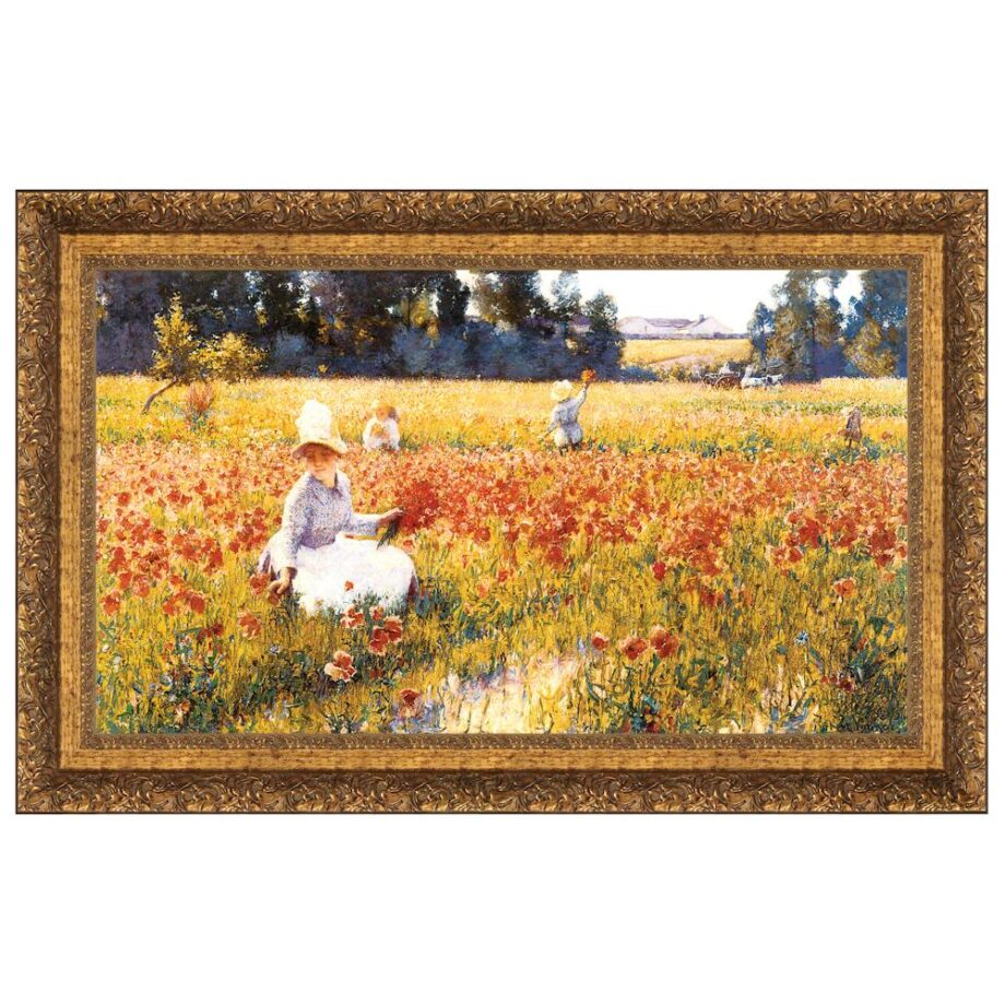 In Flanders Field Framed Canvas Replica Painting: Small DA4521