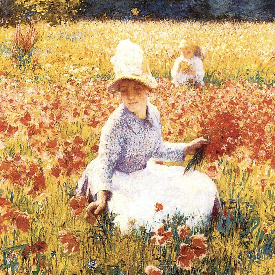 In Flanders Field Framed Canvas Replica Painting: Small