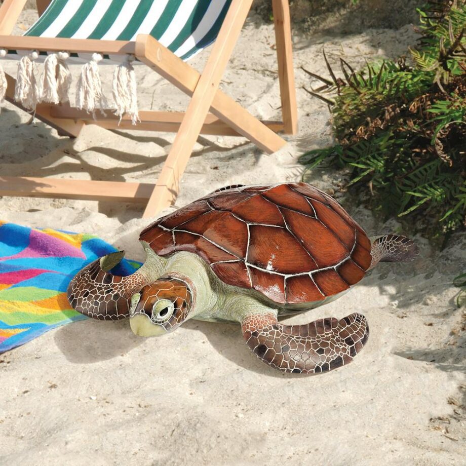 Flat Back Sea Turtle Statue: Each QM2517500