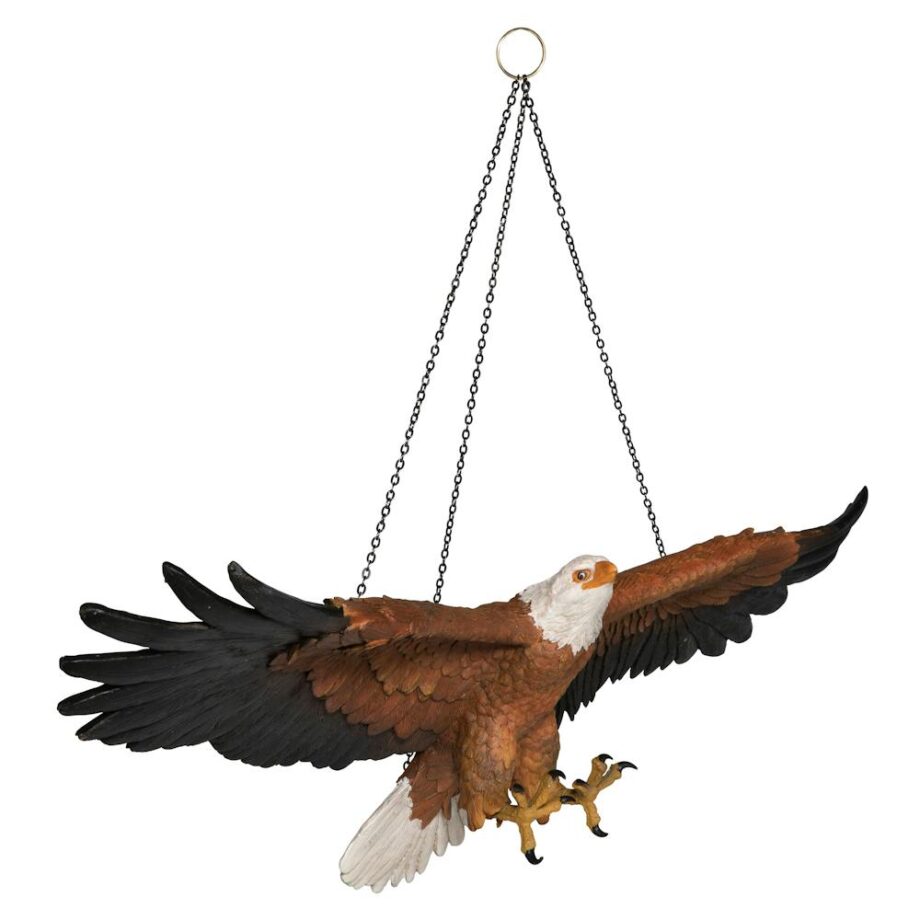 Flight of Freedom Hanging Eagle Sculpture