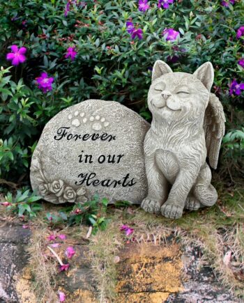 Forever in Our Hearts Memorial Cat Statue QL593932