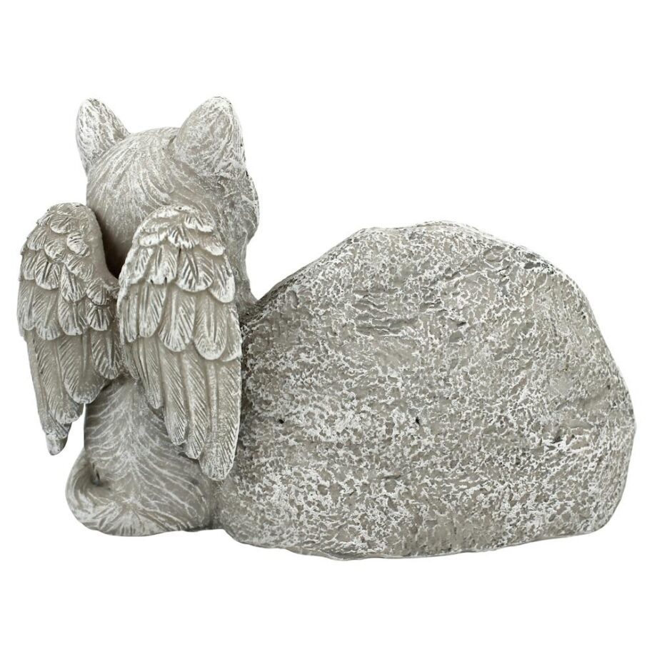 Forever in Our Hearts Memorial Cat Statue