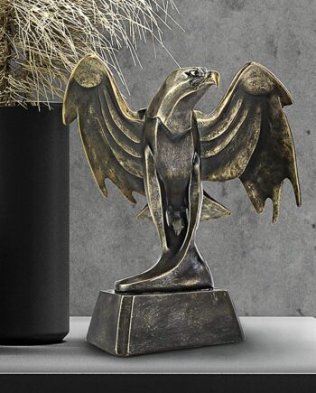 Forging Strength Art Deco Eagle Statue QS7373