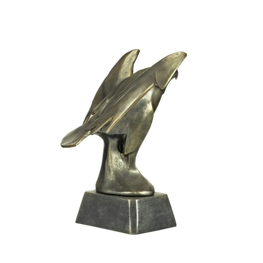 Forging Strength Art Deco Eagle Statue