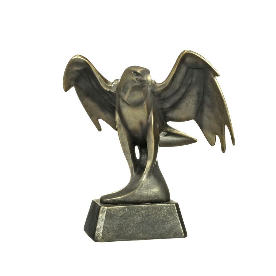 Forging Strength Art Deco Eagle Statue