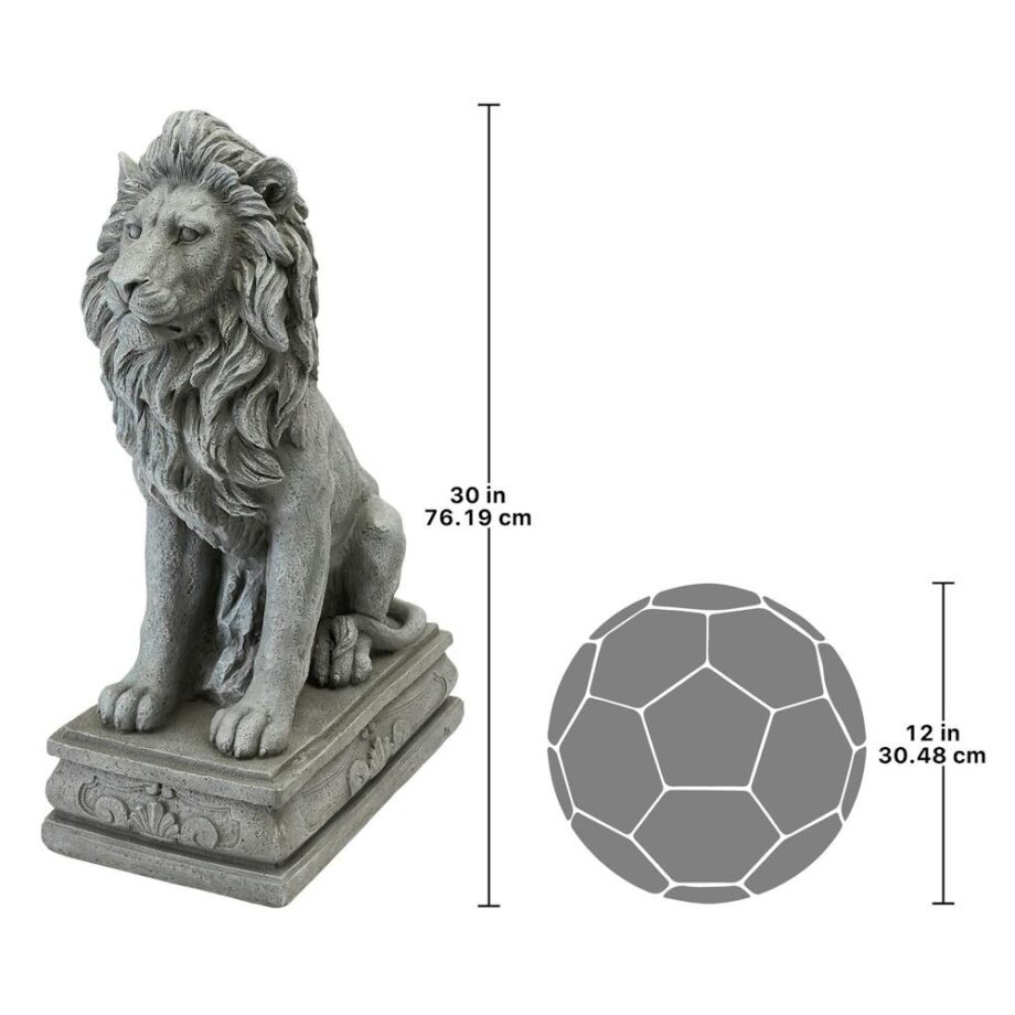 Fouquet Royal Palace Sentinel Lion Statue: Each