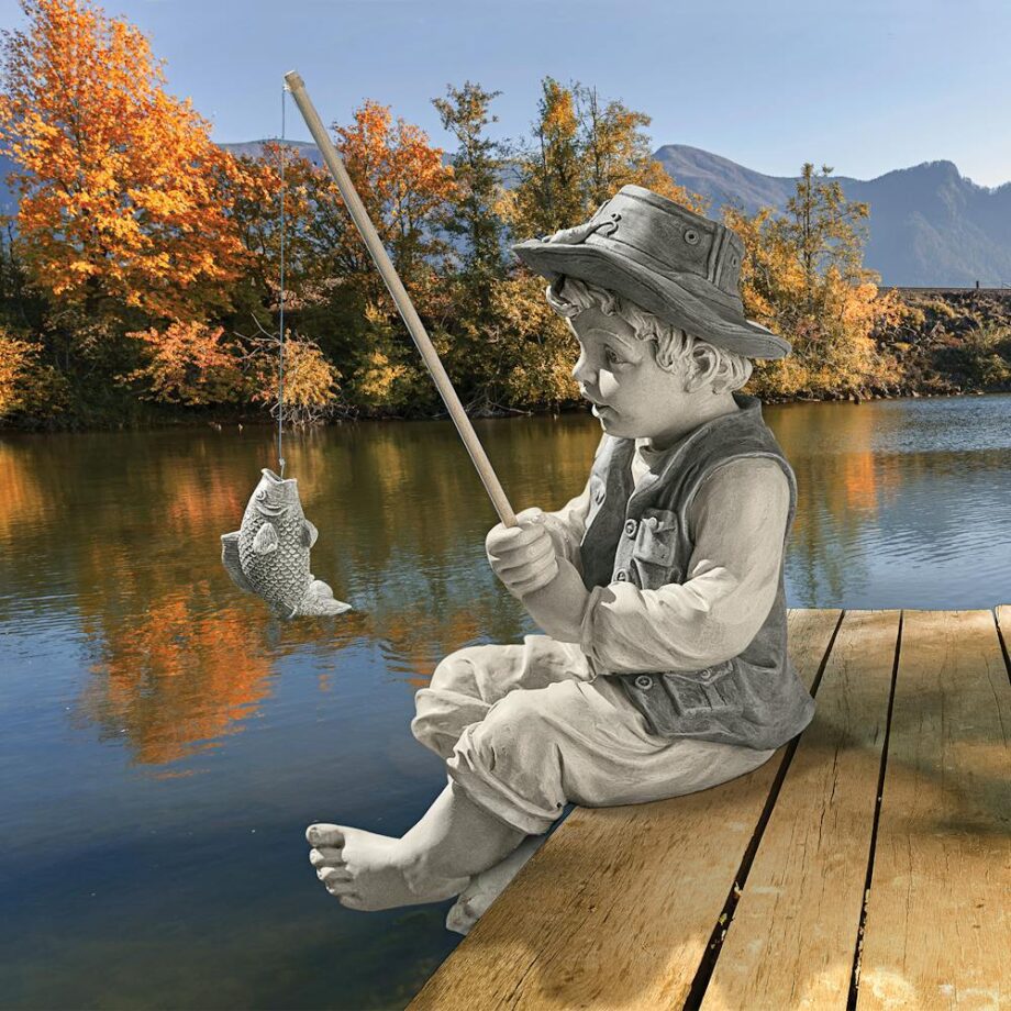 Frederic the Little Fisherman of Avignon Statue NG32122