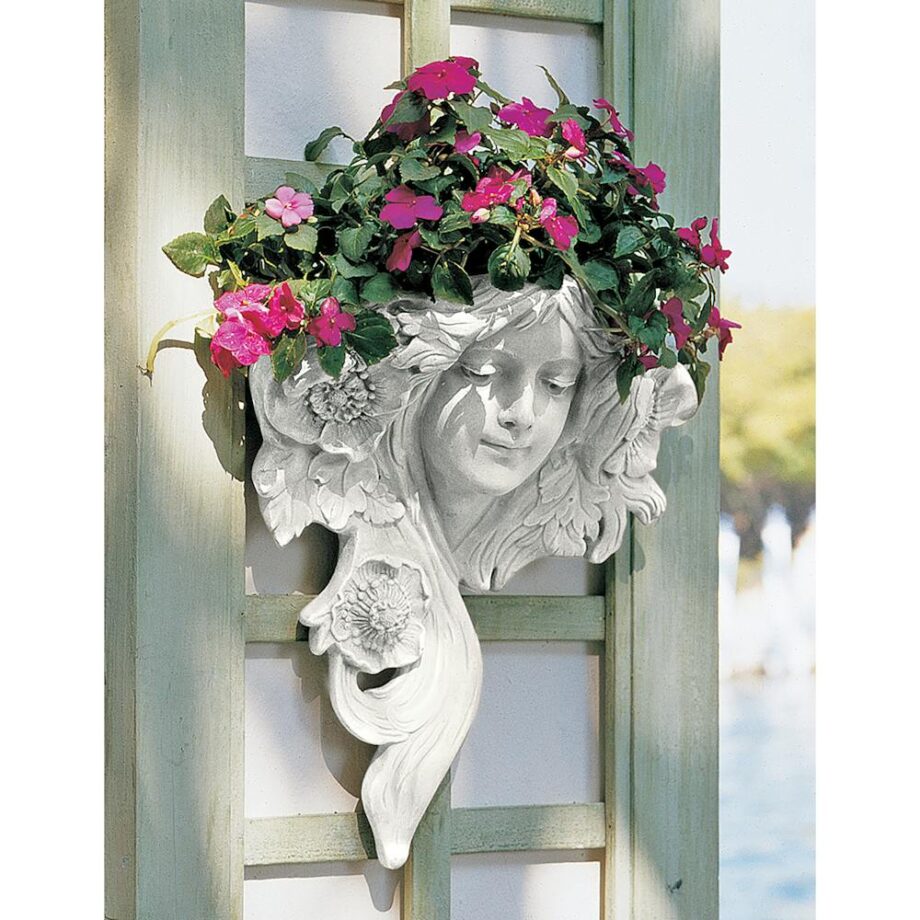 French Greenmen Planter Wall Sculpture: Le Etoile NG302815