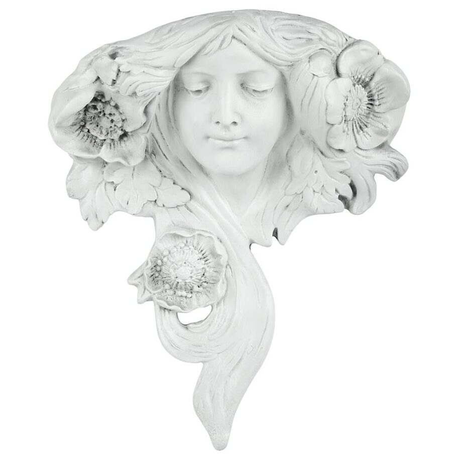 French Greenmen Planter Wall Sculpture: Le Etoile