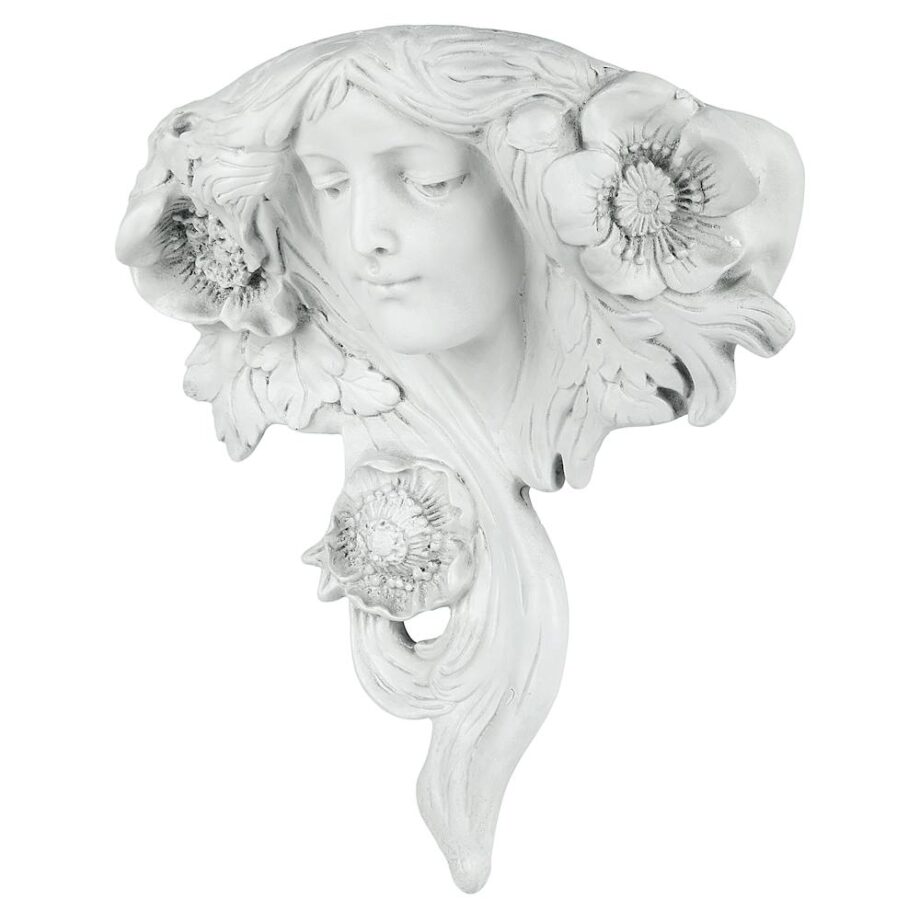 French Greenmen Planter Wall Sculpture: Le Etoile