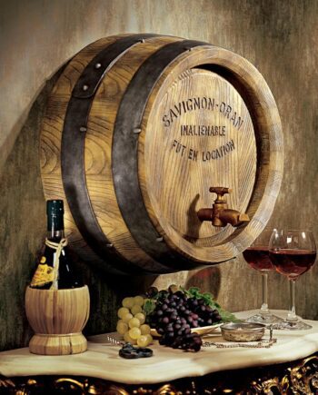 French Wine Barrel Wall Sculpture NG32903