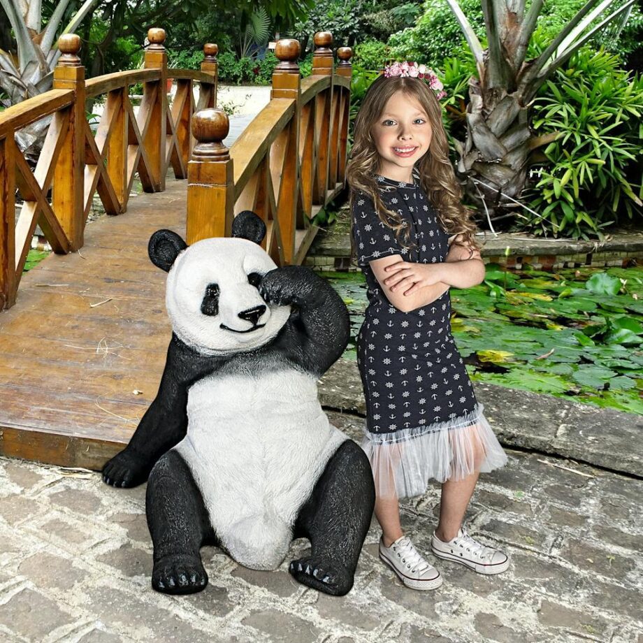 Gao Gao the Giant Panda Bear Garden Statue NE110107