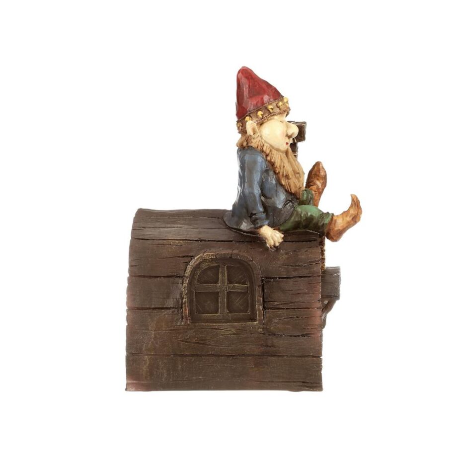 Garden Gnome's Toad House Statue