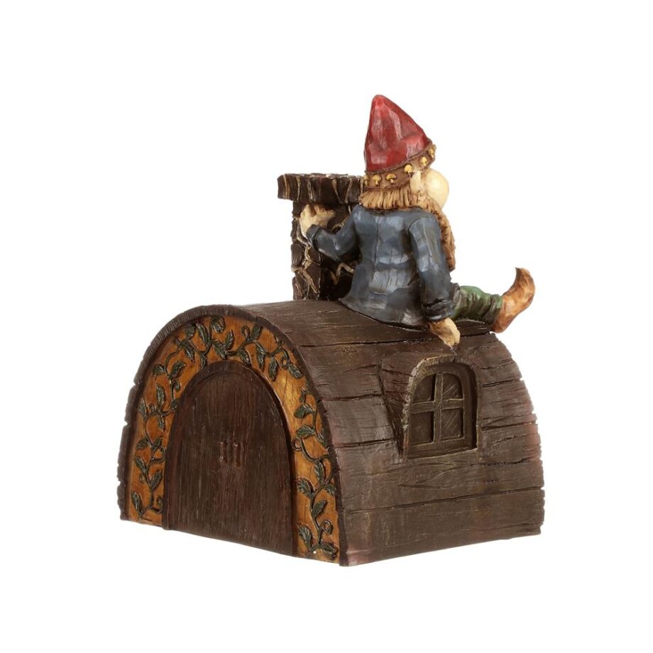 Garden Gnome's Toad House Statue