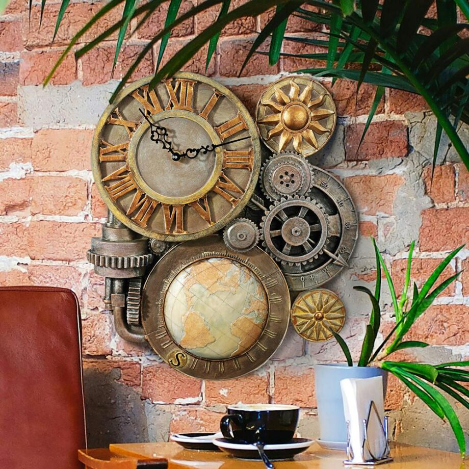 Gears of Time Sculptural Wall Clock: Medium NG33981