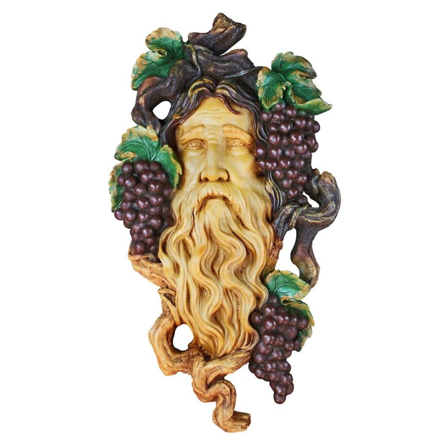 God of the Grape Harvest Wall Sculpture