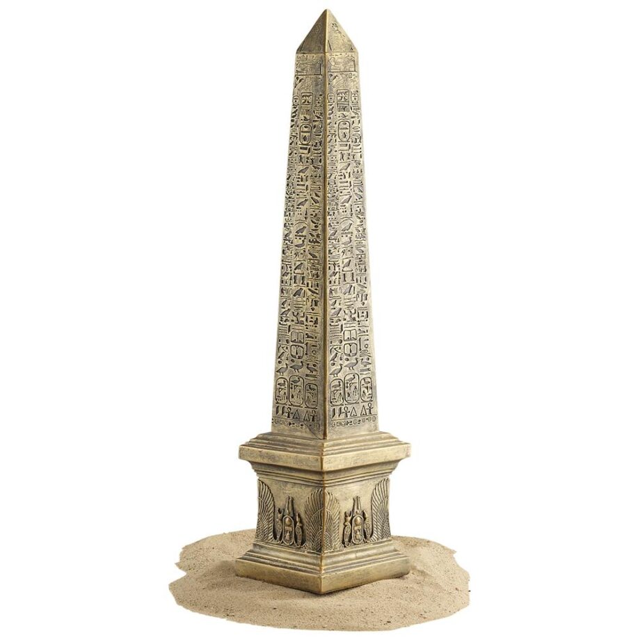 Golden Obelisk of Ancient Egypt Statue: Each CL51714