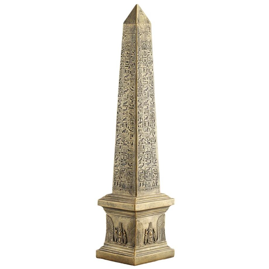 Golden Obelisk of Ancient Egypt Statue: Each