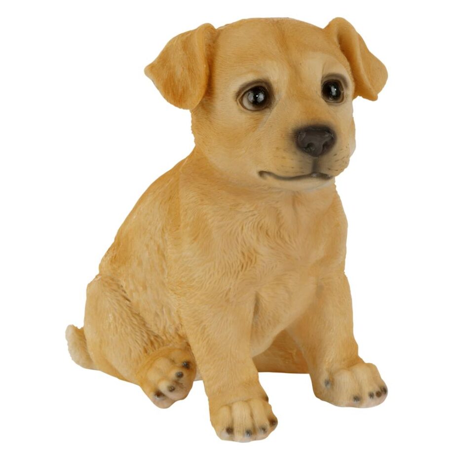 Golden Retriever Puppy Partner Collectible Dog Statue JQ100671