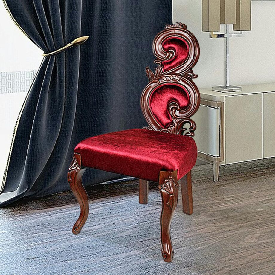 Graceful Curve Renaissance Accent Chair DY91107