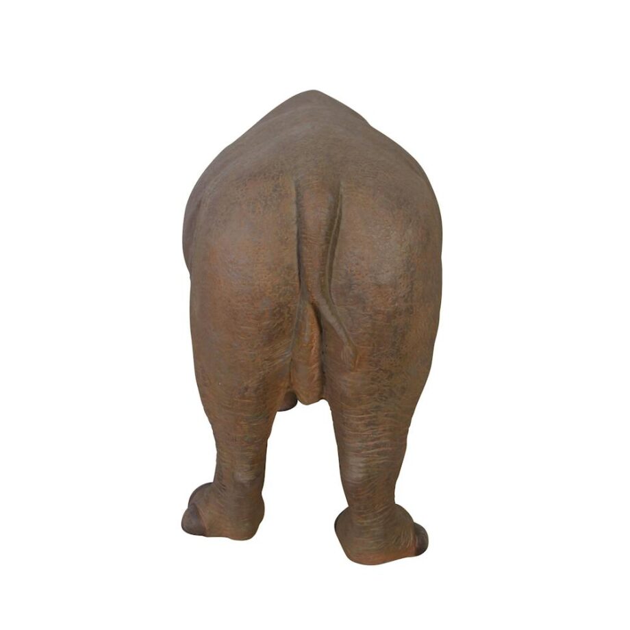 Grand-Scale African Rhinoceros Wildlife Statue