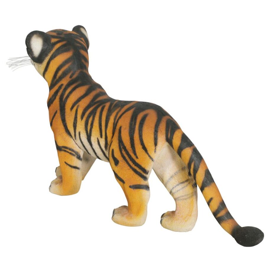 The Grand-Scale Standing Bengal Tiger Cub Statue